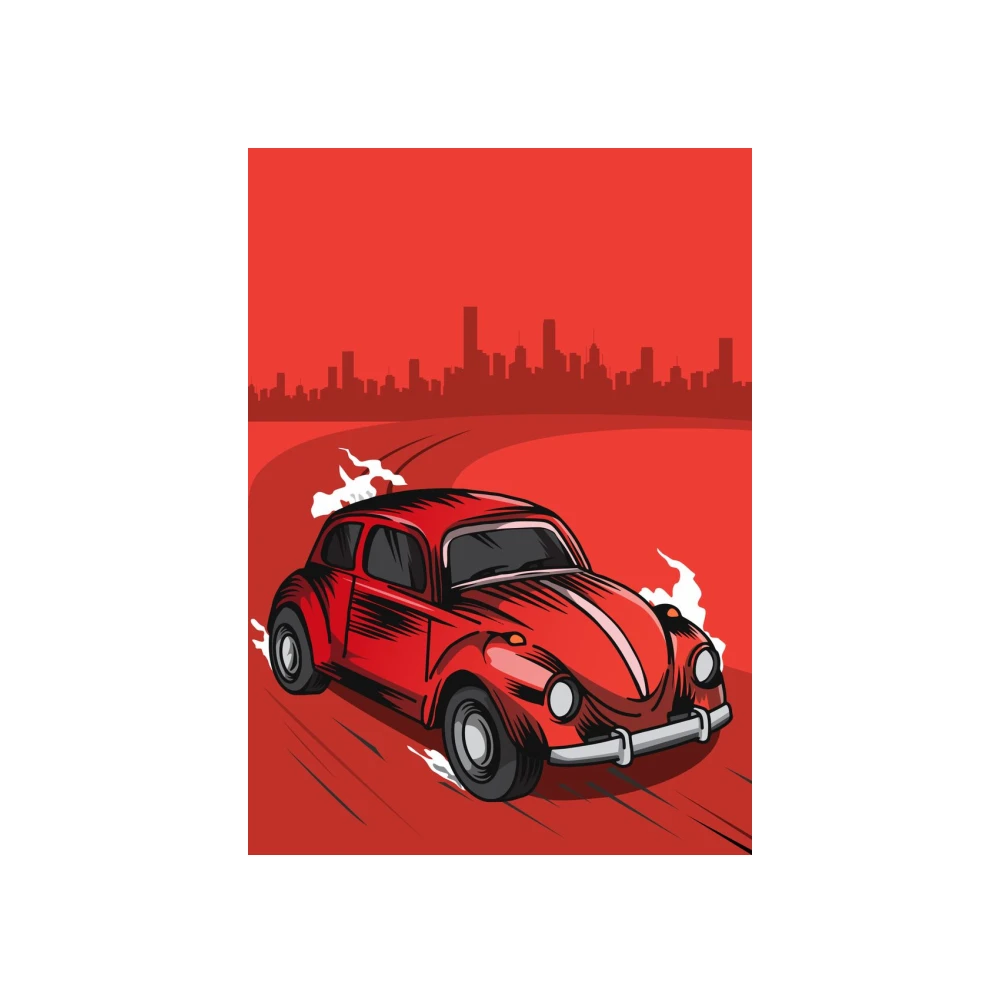 Классический Volkswagen Beetle классический крутой автомобиль украшение для гостиной