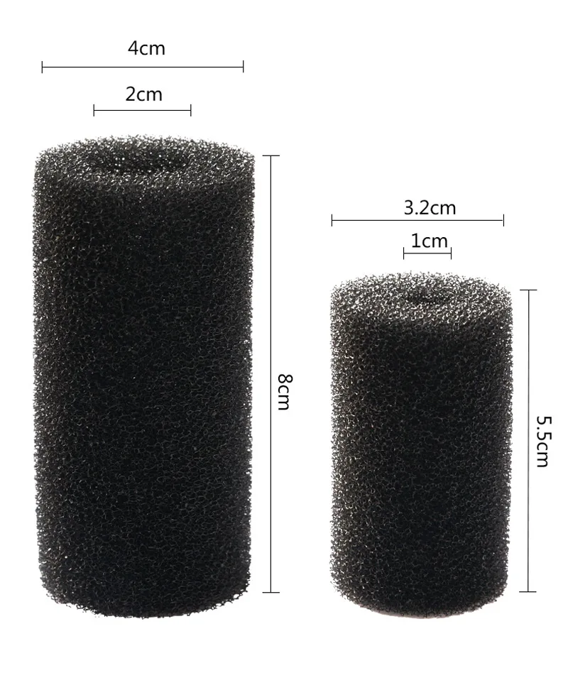 5 шт. губка аквариум фильтр Защитная крышка для аквариума на входе пруд черный