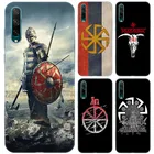 Чехол-накладка для Huawei Honor 20, 20i, 20E, 20S, 10i, 9X, 8S, 8X, 8C, 8A, 8 Lite, 7S, 7A Pro, силикон, с изображением славянского викинга