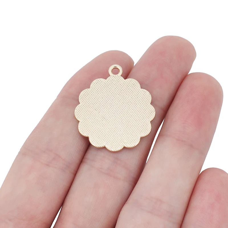 ZXZ 6 шт. Очаровательные Подвески для бус с эмалью и цветком от солнца ожерелий