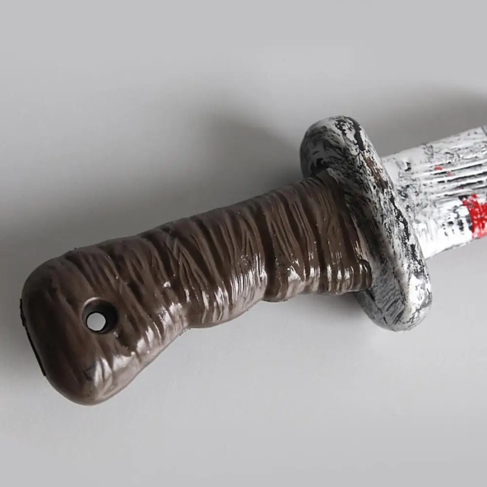 

Пластиковый реквизит для Хэллоуина, искусственный нож, кровавое оружие ужаса, имитация пластикового кухонного ножа, детская игрушка, игра н...