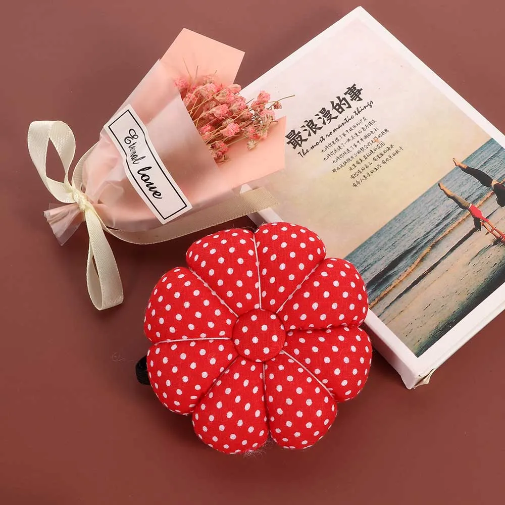 red 1 шт. Подушечка для булавок держатель тыквы форма DIY иголка для рукоделия швейный набор pinshops Швейные товары для дома ремешок для вышивки крестом - Цвет: red