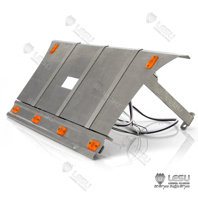 LESU Metal Side Skirt with Toolbox Light for 1/14 TAMIYA VOLVO FH16 Tractor Truck | Игрушки и хобби