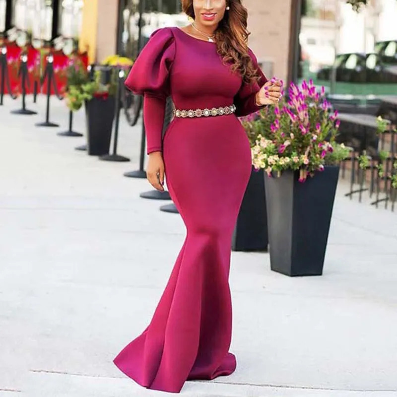 Осеннее Длинное Макси-платье в пол женские сексуальные вечерние платья с длинным