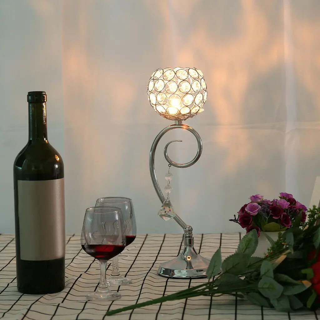 Хрустальный чайный светильник подсвечник для настольного стола Votive декор