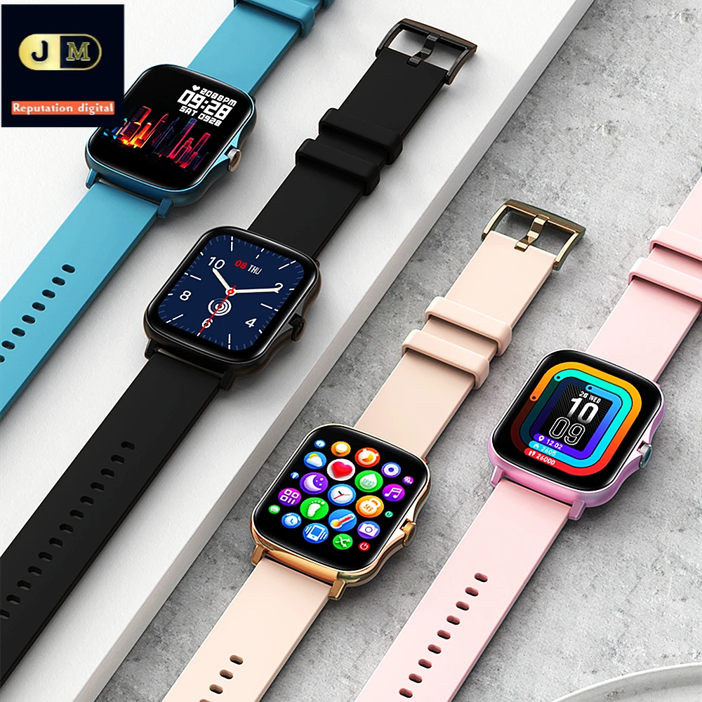 

2021 Men Women Smart Watch Message Push Bluetooth Call 8 Sports Mode Fitness Tracker Smartwatch Heart Rate Sleep Monitor Clock