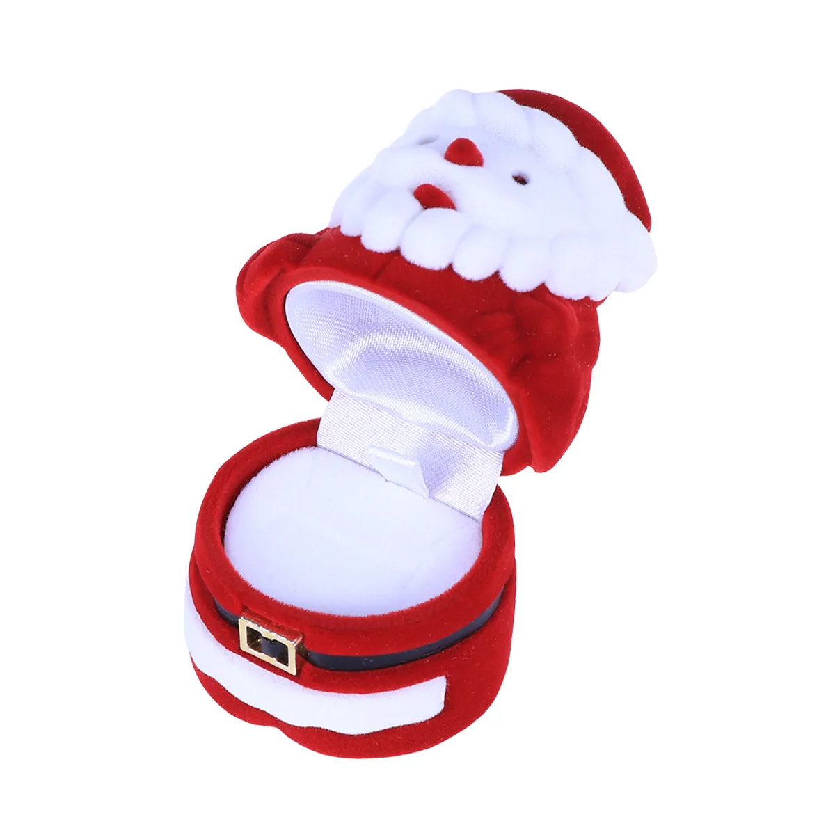 1 шт. Санта Клаус контейнер для хранения ювелирных изделий чехол женщин кольцо