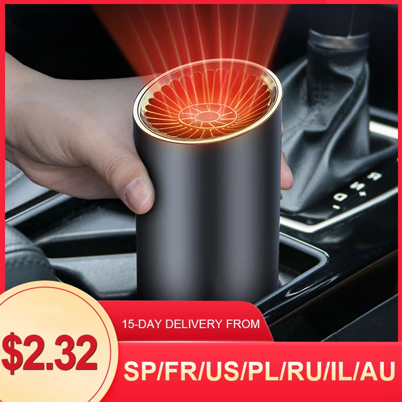 

2in1 Heater without turning on the engine heater for cars Vehicle-Mounted High-Power car heater 12V Windshield Defogger Heating