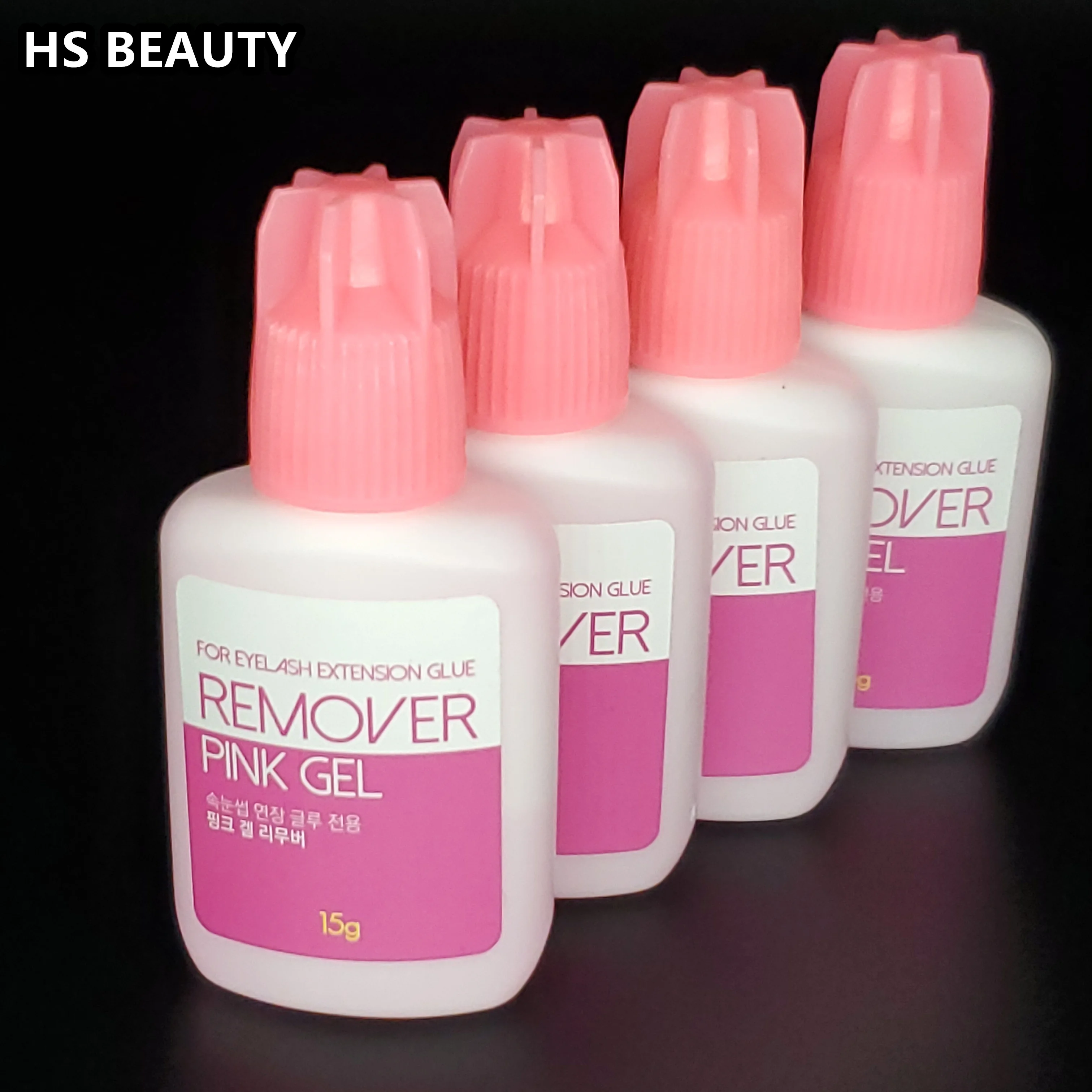 4 шт. розовый клей для наращивания ресниц и бровей 15 г | Красота здоровье