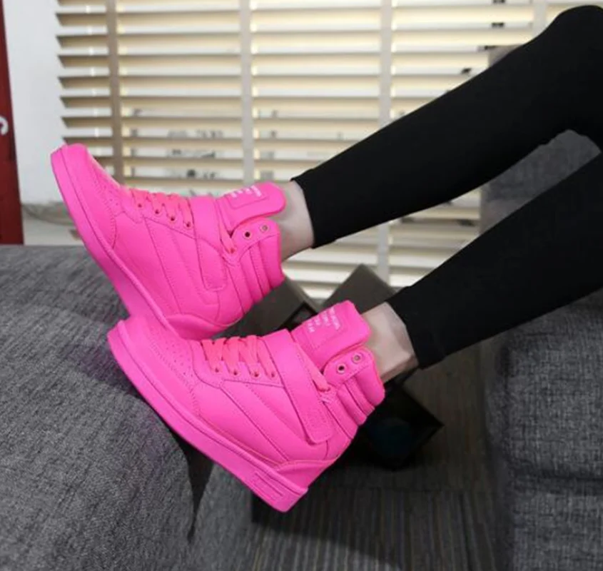 

Women's Sneakers Women Spring White Wedge Sports Shoes Female Casual Vulcanized Shoe Running Fashionable Platform High Sneaker