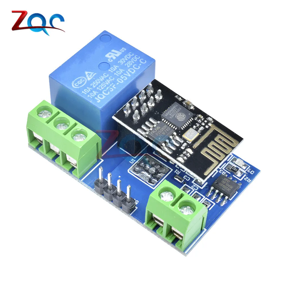 ESP8266 ESP-01 DC 5 в WiFi релейный модуль вещи умный дом дистанционное управление переключатель для Arduino телефон приложение ESP-01 релейный модуль