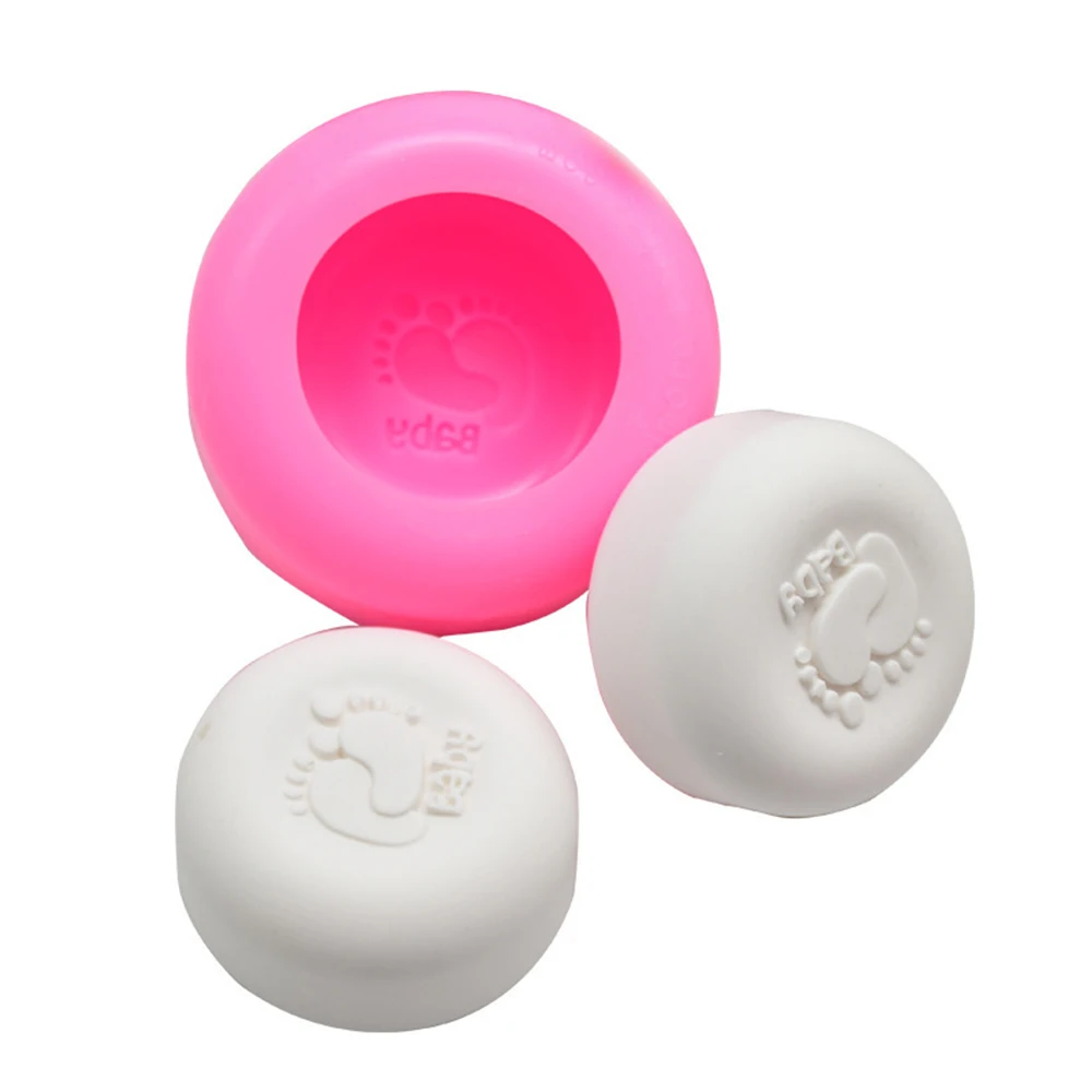 3D силиконовая форма для шоколадного торта украшения инструмент выпечки следы