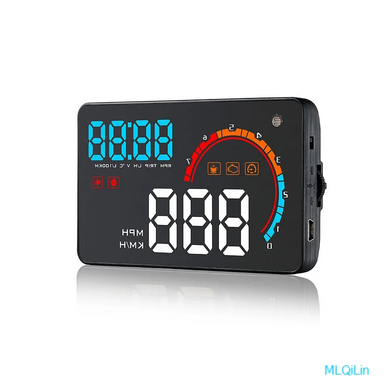 Автомобильный Hud OBDII или EUOBD головки автомобиля Дисплей 4 дюймовый HD многоцветные
