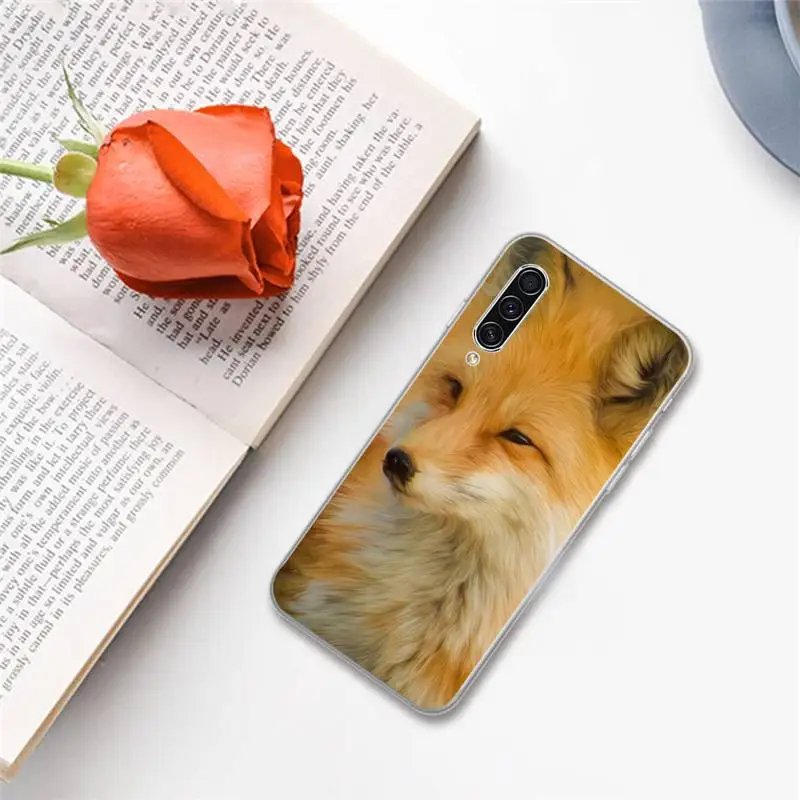 

Fox cute animal Phone Case For Samsung A S M Note 9 10 20 fe 21 71 30 ultra plus 5g 11 31 51 s