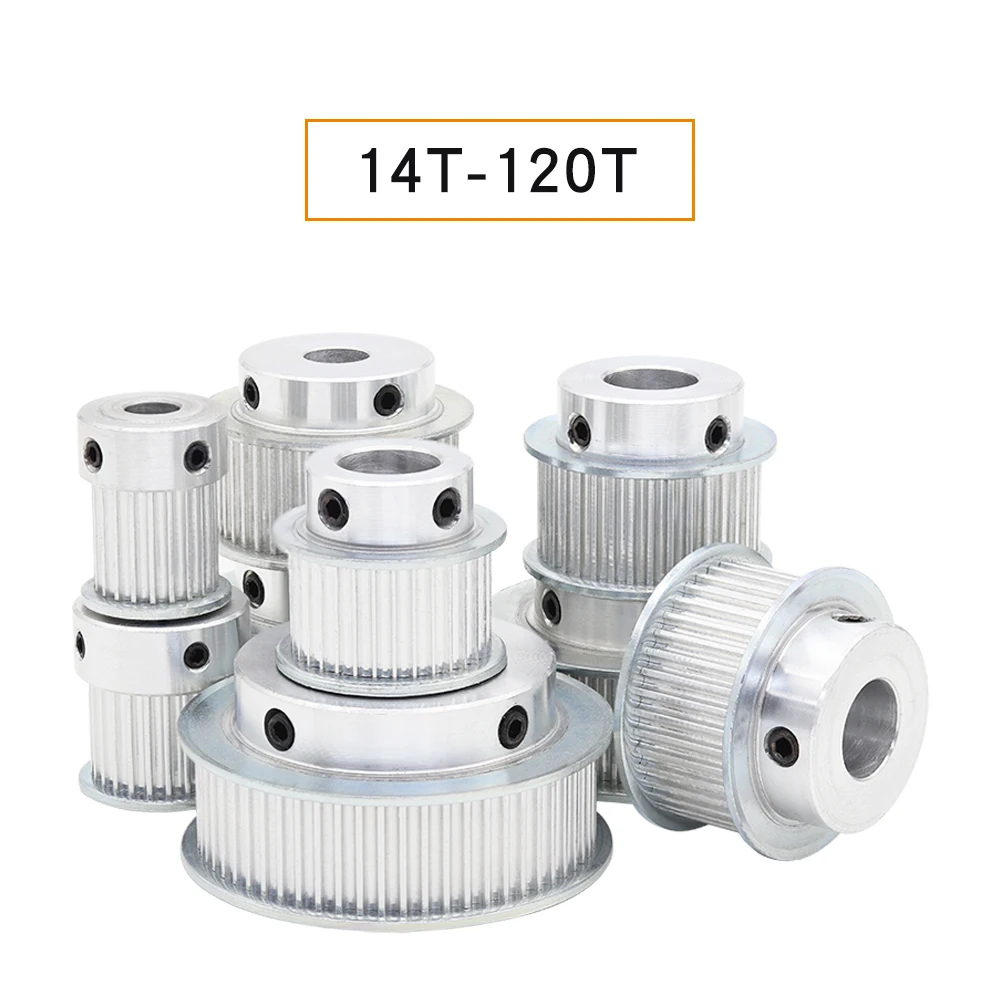 3M-100T/120T шкив для зубчатого ремня размер отверстия 8/10/12/15/20 мм алюминиевый Зубцов