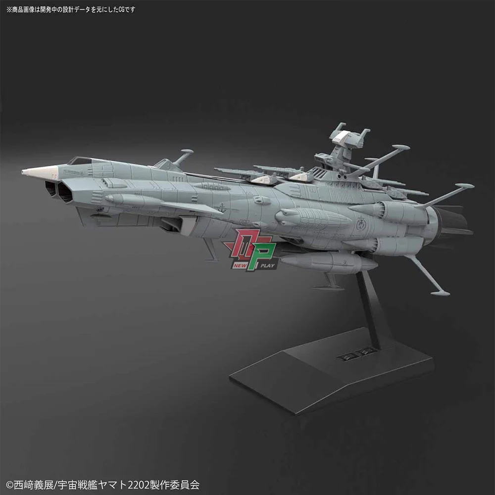 Оригинальный Bandai Space Battleship Yamato 2202 Механическая Коллекция № 01 Andromeda сборка из ПВХ
