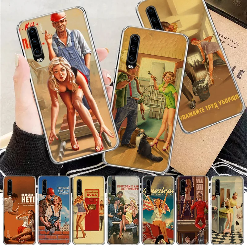 Мягкий чехол для Huawei P30 P20 P10 P40 P50 Mate 40 30 20 10 Pro Lite