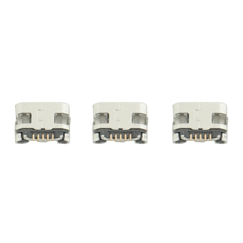

100 шт. микро-USB 5 контактов без боковой Ox Horn Женский USB гнездо с плоским горлышком четыре гнездо с контактными ножками Mini USB Коннектор