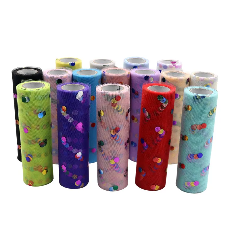 Юбка-пачка из тюля в цветной горошек с блестками юбка-пачка для украшения