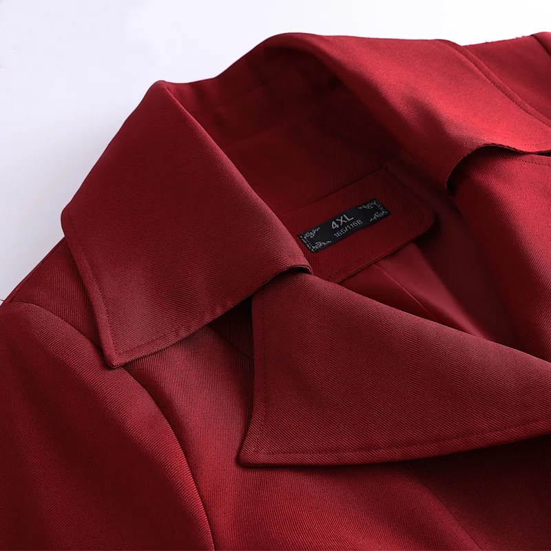 2018 ярдов платье Новая ветровка осень украшает тело жира мм большой с поясом в