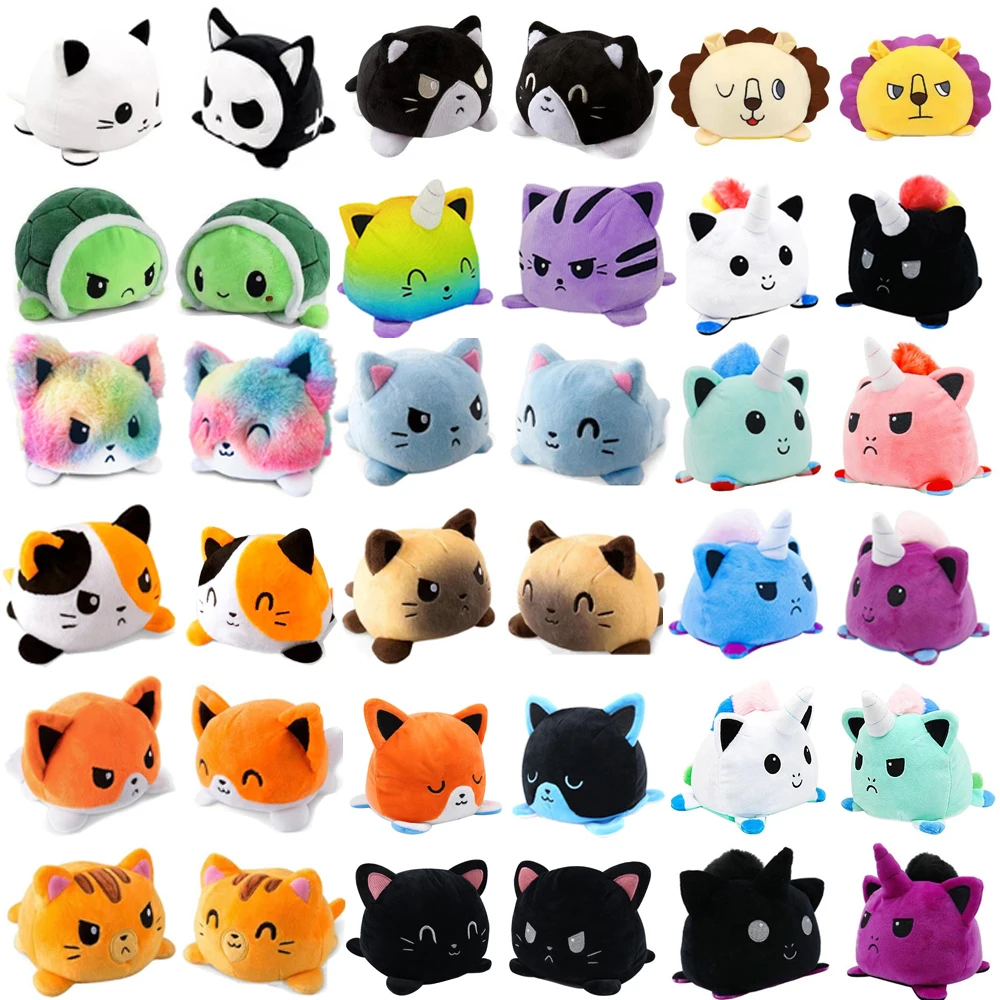 

Double-Sided Flip Cat Dog Gato Kids Soft Gift Plushie Animals Unicorn Double-Sided Flip Doll Toy Peluches For Pulpos Plush Toy