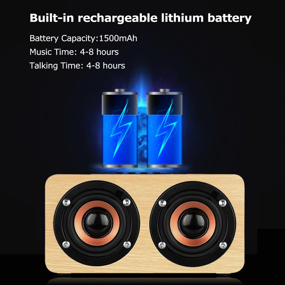 Bluetooth-колонка Bluetooth 4 2 двойной громкий динамик сабвуфер Super Bass громкая связь с