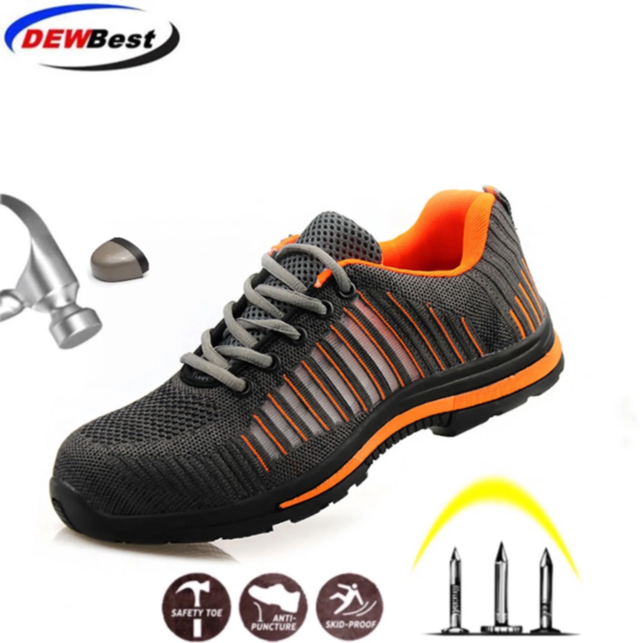 Fly плетеная сетка ткань охране труда обувь сталеразливочных ковшей головы анти