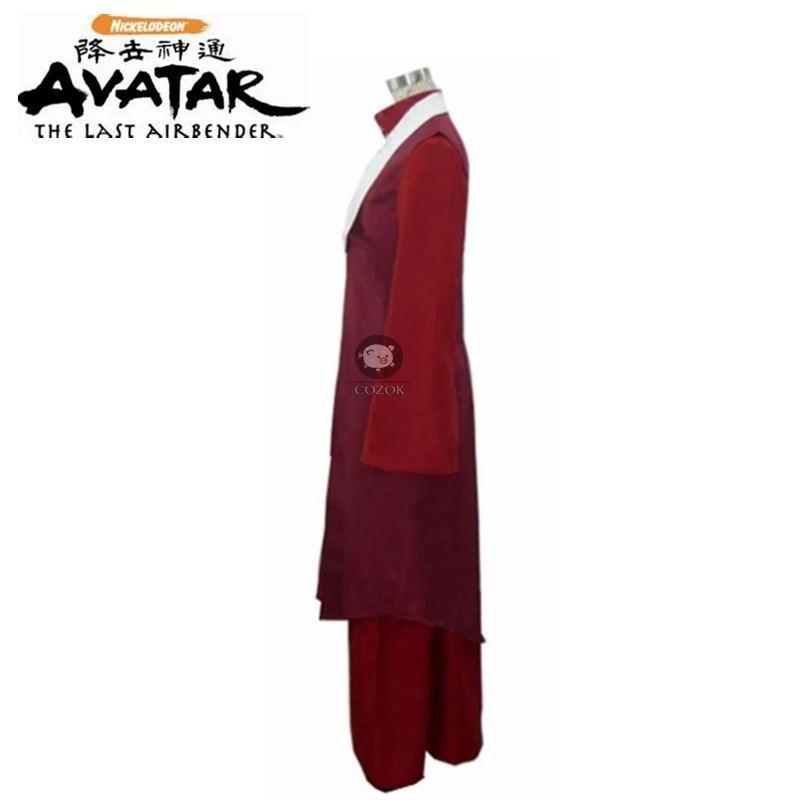 Аниме Аватар Последний аirbender Mai косплей костюм красное платье аниме на заказ