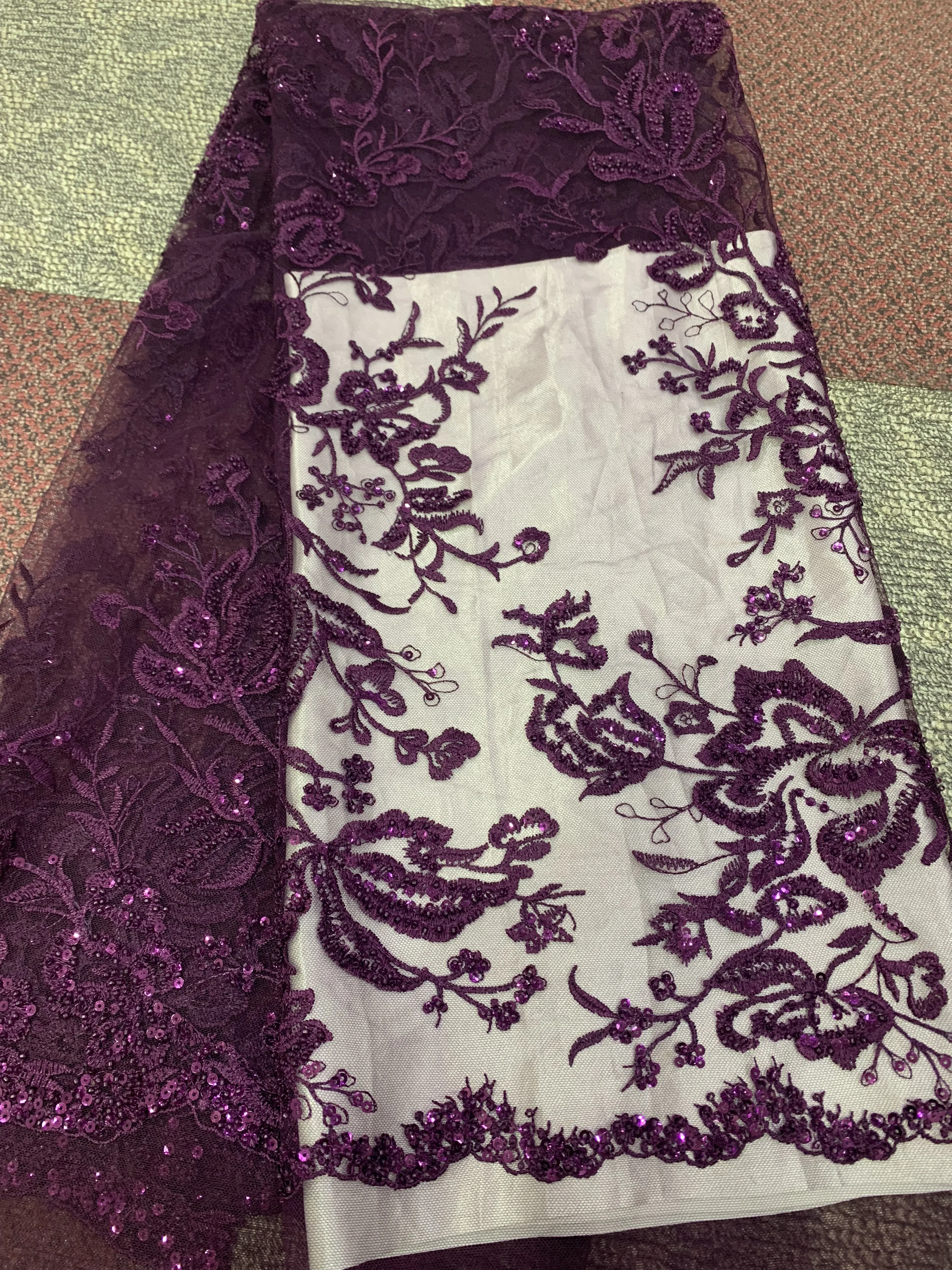 Новейшая Серебристая африканская кружевная ткань 2019 нигерийские кружева с