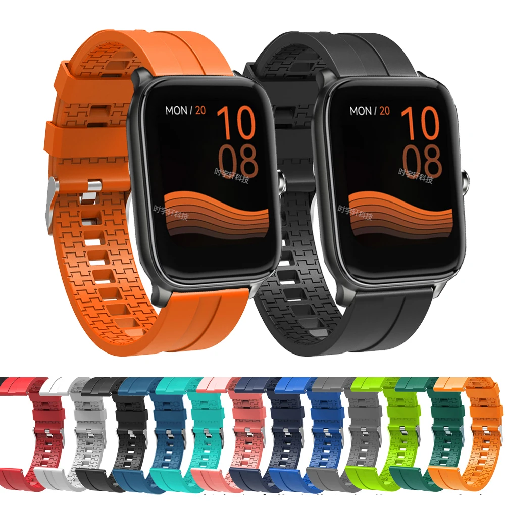 

Ремешок силиконовый для наручных часов Haylou GST, быстросъемный спортивный браслет для смарт-часов Haylou LS05S LS04 RT2, 22 мм