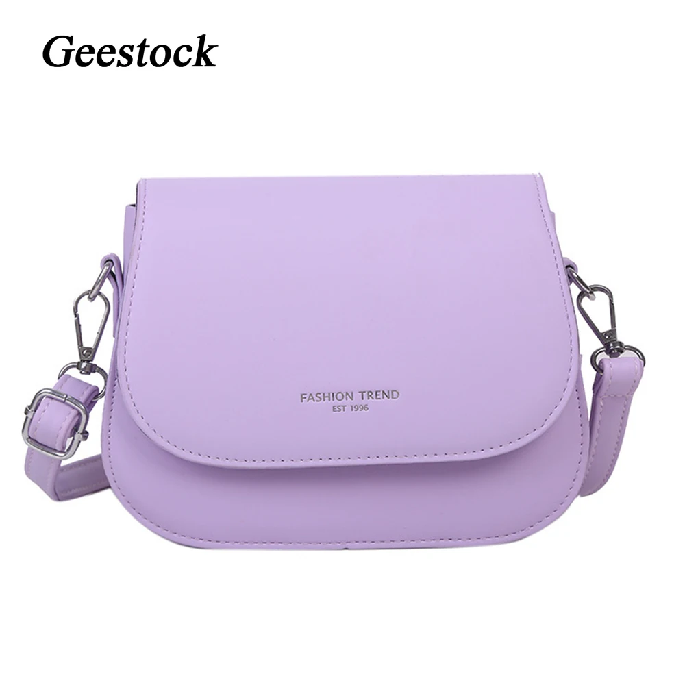 

Маленькие сумки через плечо Geestock с откидной крышкой для женщин, дизайнерская простая сумочка на плечо, мессенджеры для женщин