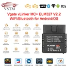Vgate vLinker MC ELM 327 Bluetooth 4,0 OBD 2 OBD2 ELM327 V2.2 wifi на AndroidIOS автоматический диагностический сканер
