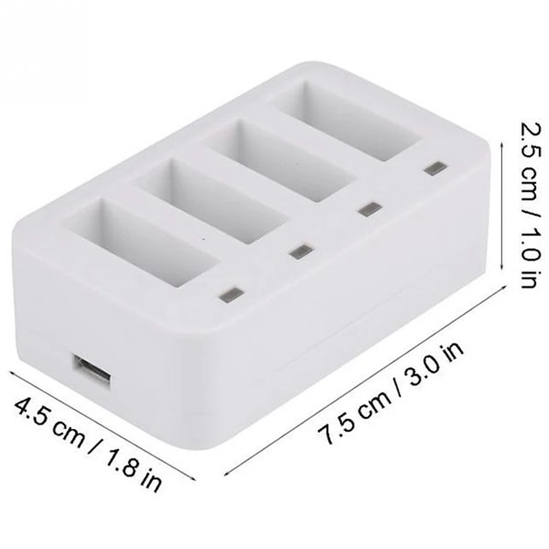 Зарядное устройство USB 4 в 1 зарядный концентратор для нескольких аккумуляторов DJI