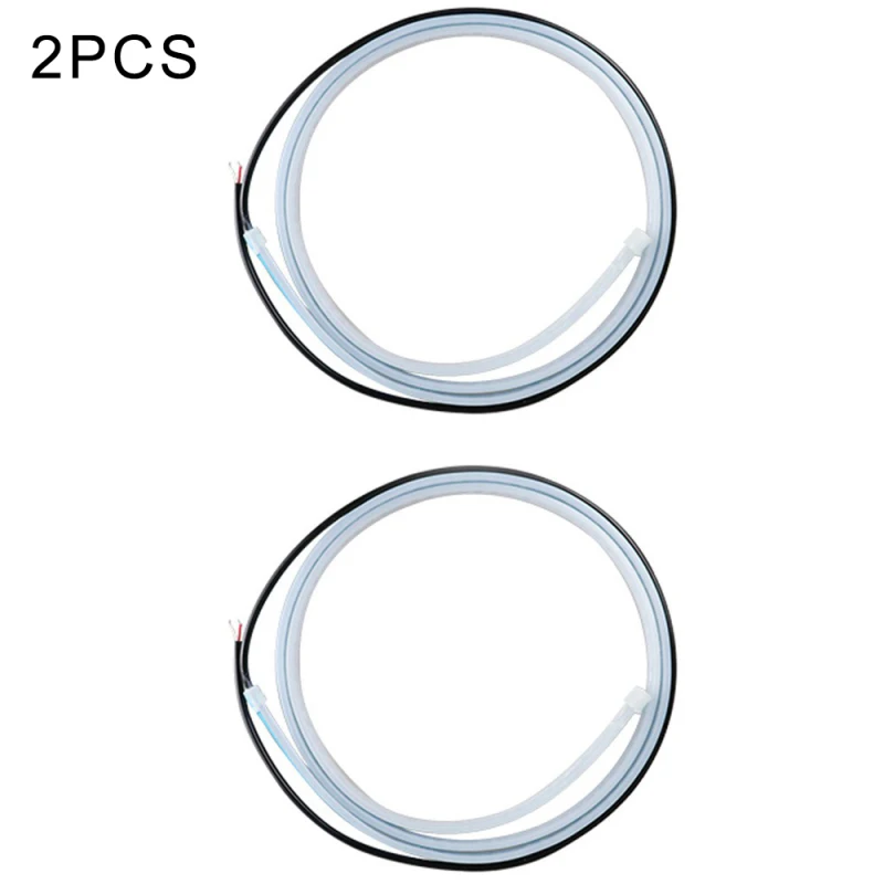 2 шт. авто Стайлинг красно белого цвета светодиодный стример двери анти