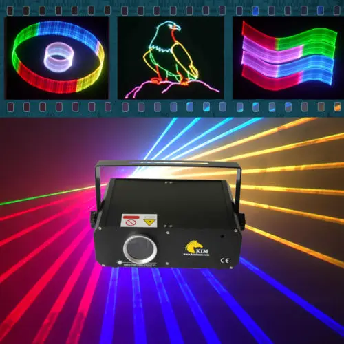 Мини 1 Вт 2D/3D RGB с SD картой (635 нм) лазерным лучом и анимацией для