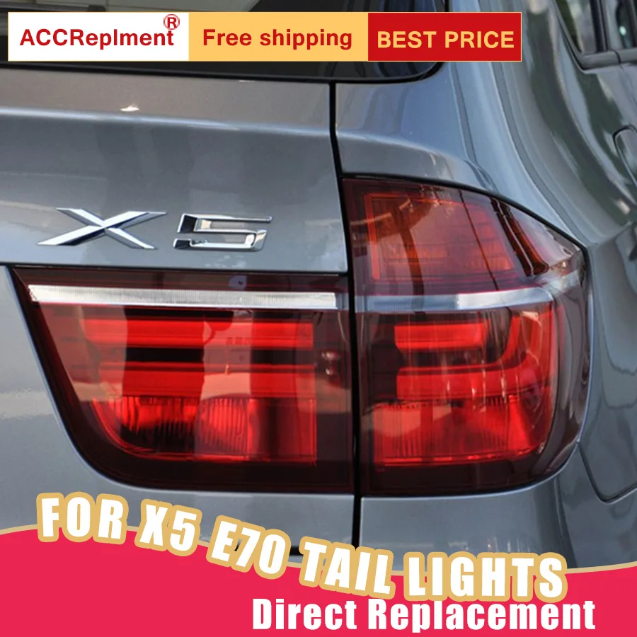 Новый светодиодный задний светильник s в сборе для BMW X5 E70 2007 2011 тормозной фонарь DRL