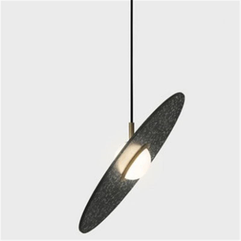 Скандинавский современный простой терраццо люстра дизайнерская модель комната