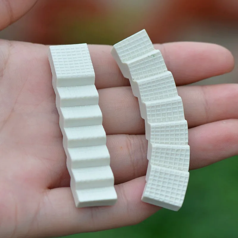 

2pcs White House Stairs Park Stairs Moss Micro Landscape Decoration DIY Resin Decoration Resin Crafts Wholesale