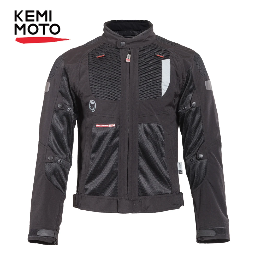 

Adventure Motorcycle Jacket Moto Breathable Summer Protective Motorcycle Jacket Mesh Moto Racing Jackets Clothing Motorbiker
