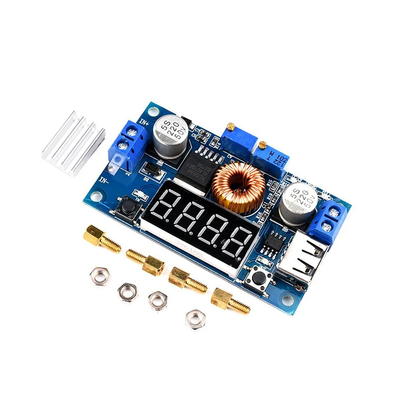 DC-DC 5A XL4015 цифровой светодиодный привод с литиевым Батарея Зарядное устройство