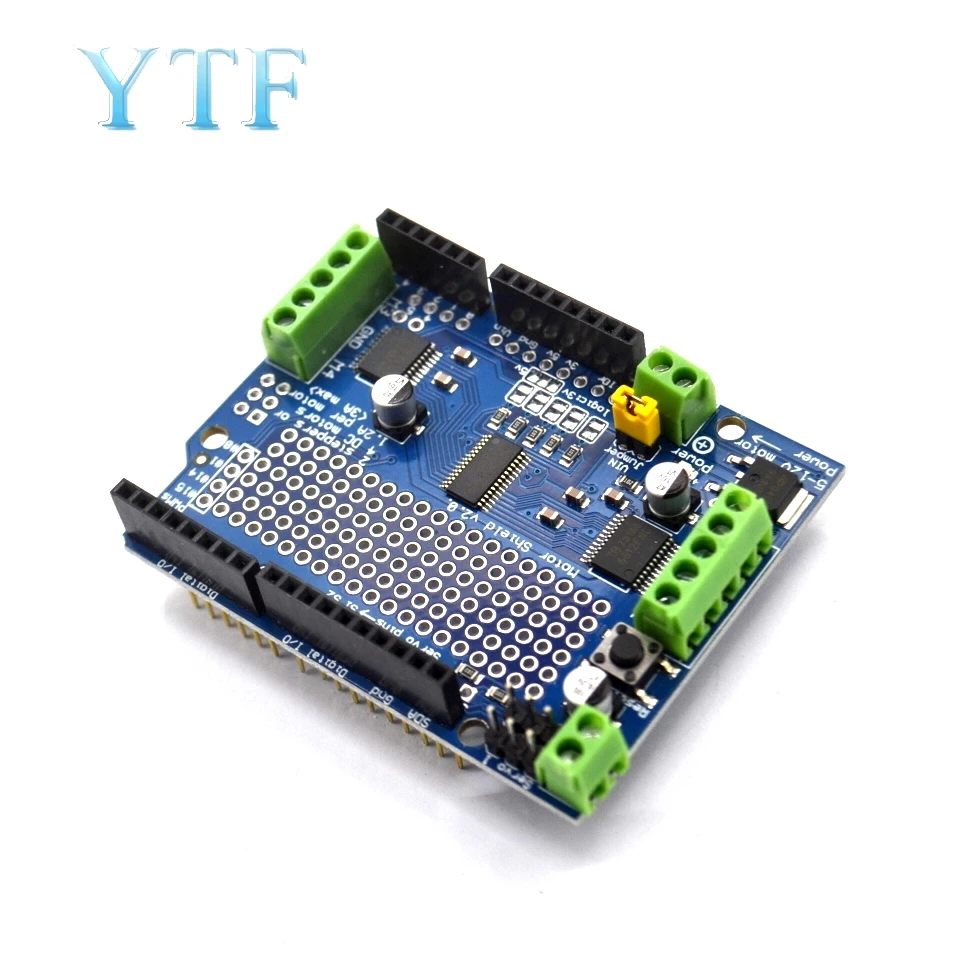 Шаговый двигатель IIC I2C TB6612 PCA9685 PWM сервопривод экран V2 для робота Mega R3 замена L293D |