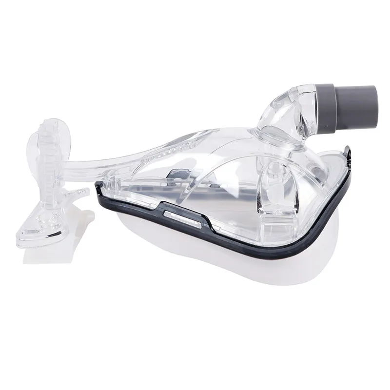 FM1 маска для лица CPAP Авто CPAP BiPAP маска с бесплатным головным убором Белый s m l для сна апноэ OSAS храп людей