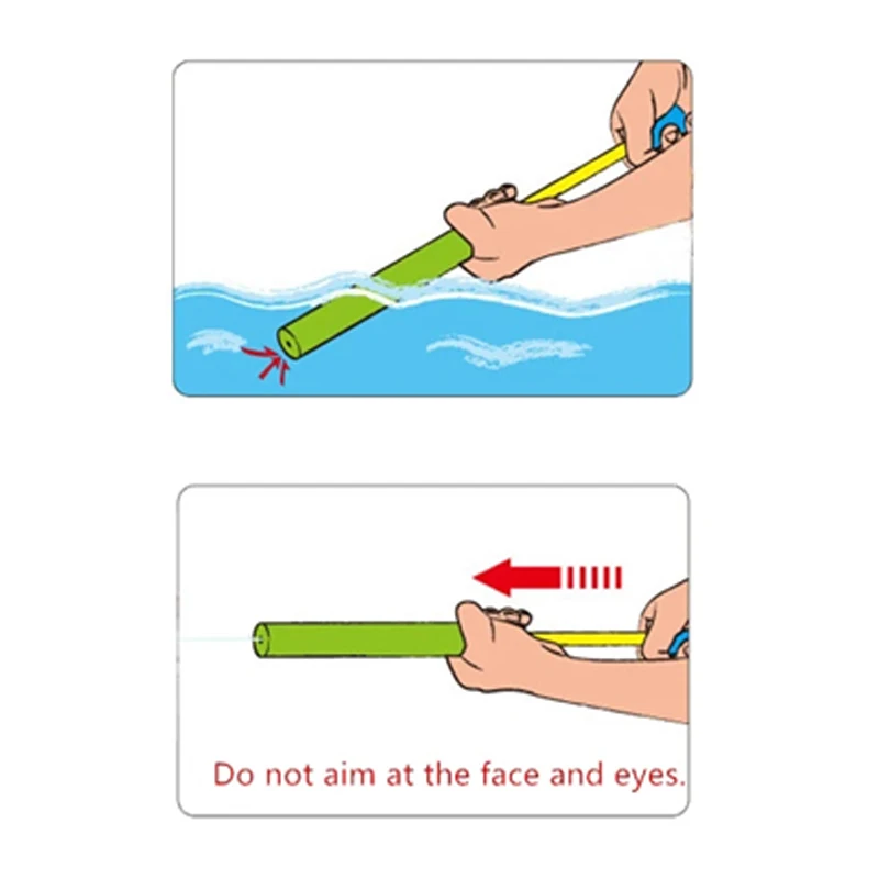 Pistola de burbujas de espuma EVA para ni&ntilde;os, playa de juguete de pulverizaci&oacute;n de agua, juegos al aire libre, pistola de agua, juguete para regalo-1