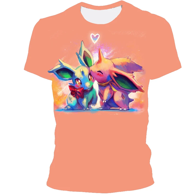 

New Fantasy Animal Cartoon Print Fashion Street Men's And Women's Trendy T-Shirt XXS-6XL