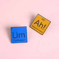 21um confusion 167ah element of surprise enamel pin exclamation brooch denim jeans shirt bag fashion jewelry gift for friends