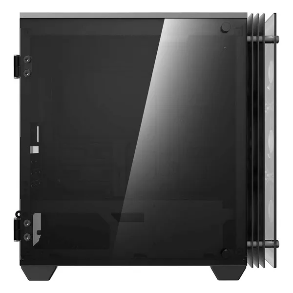 Микро ATX/мини ITX Midtower чехол CoolBox COO-DGC-M192-0 RGB светодиодный Black | Компьютеры и офис