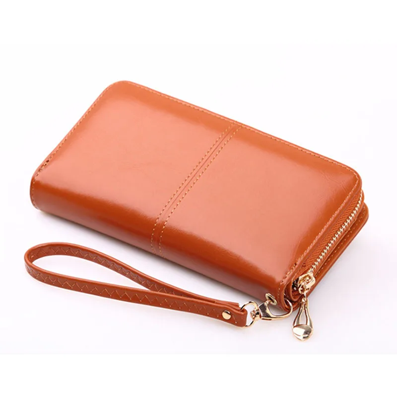 

Leather Women Wallets Women Purses Fashion Long Zipper Women's Wallet Money Coin Holder Female Long Purse Female Purse Zipper