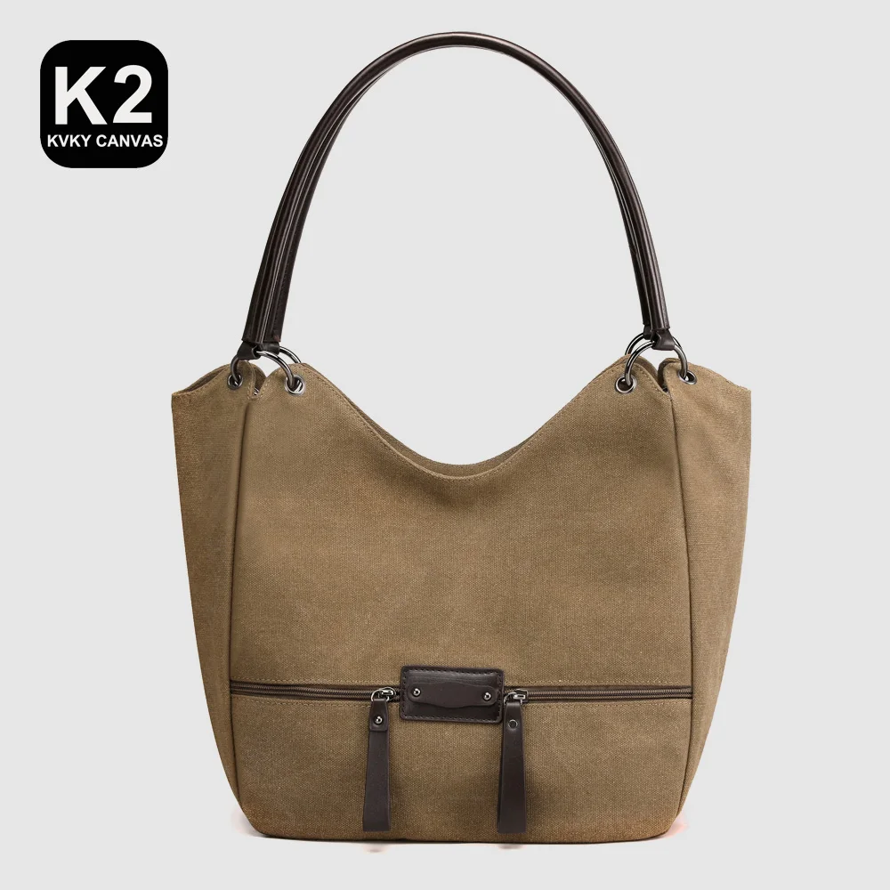 

2021 Retro Canvas Handbag Women Large Capacity Handle Bag Shopping Tote Bag Solid Color Girls Shoulder Bag Environmental Bags