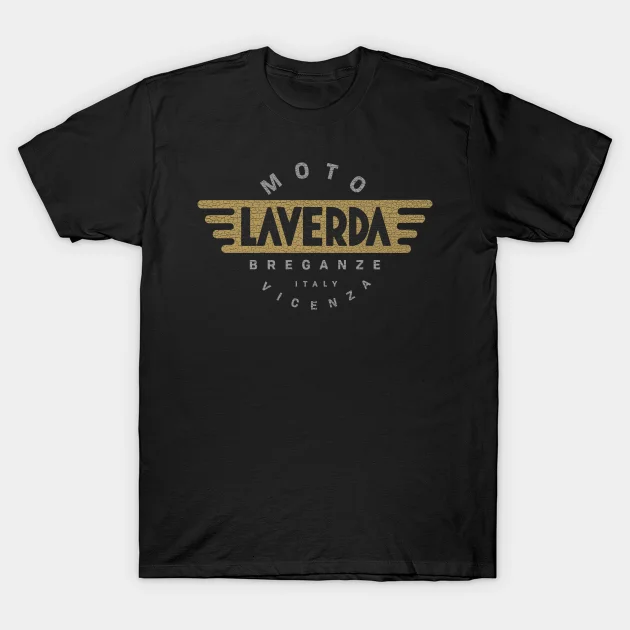 

2021 Men/Women's Summer Black Street Fashion Hip Hop Laverda Motorcycles Italy T-shirt Cotton Tees Short Sleeve Tops