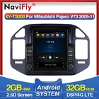 Автомобильный мультимедийный плеер, проигрыватель на Android, с экраном 9,7 дюймов, для Mitsubishi Pajero V73, V77, V68, V75, 1997-2011, радио, стерео, 2din